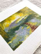 'Blue Bell Wood Study' - Oil on paper
