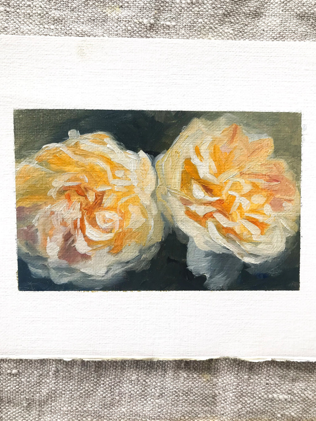 'June Blooms' - Oil on paper